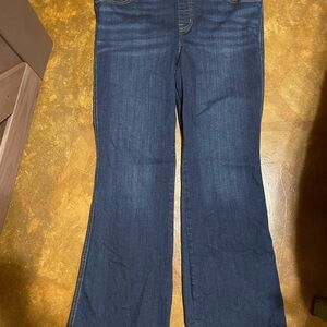 SPANX Dark Blue Flare Jeans 1X